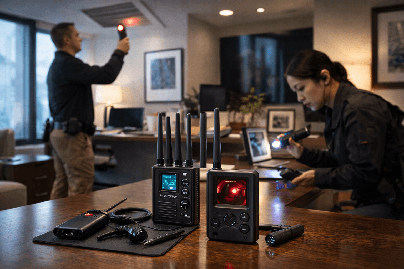 Audio and video bug sweep